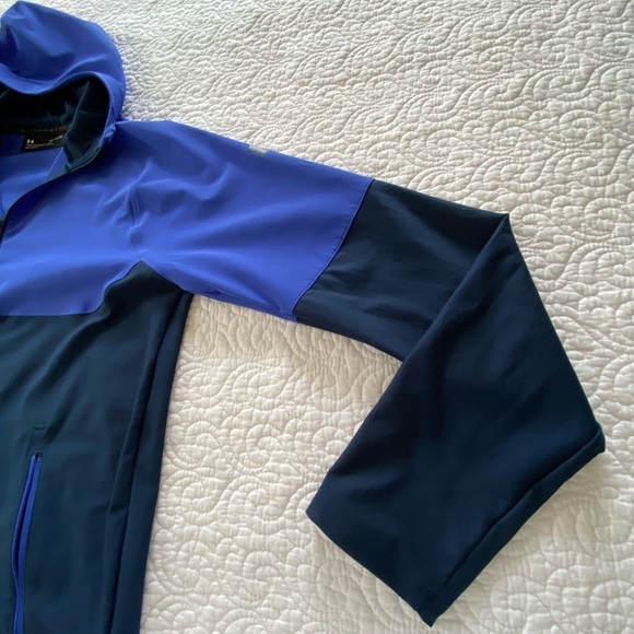 Under Armour Men’s Threadborne Half Zip Popover Hooded Jacket Size Medium - Picture 6 of 10